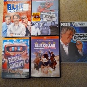 Five DVDs comedy